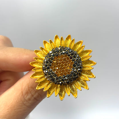 Ayçiçeği broş