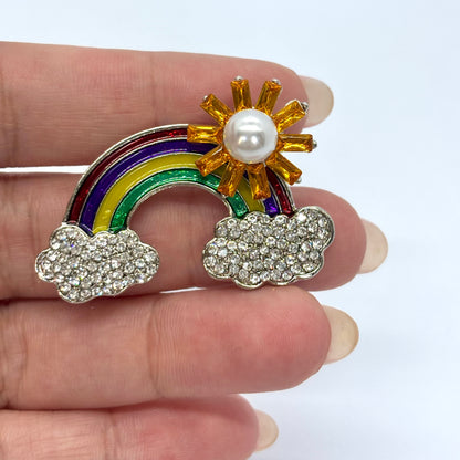 Gökkuşağı broş