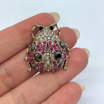 Uğur böceği broş