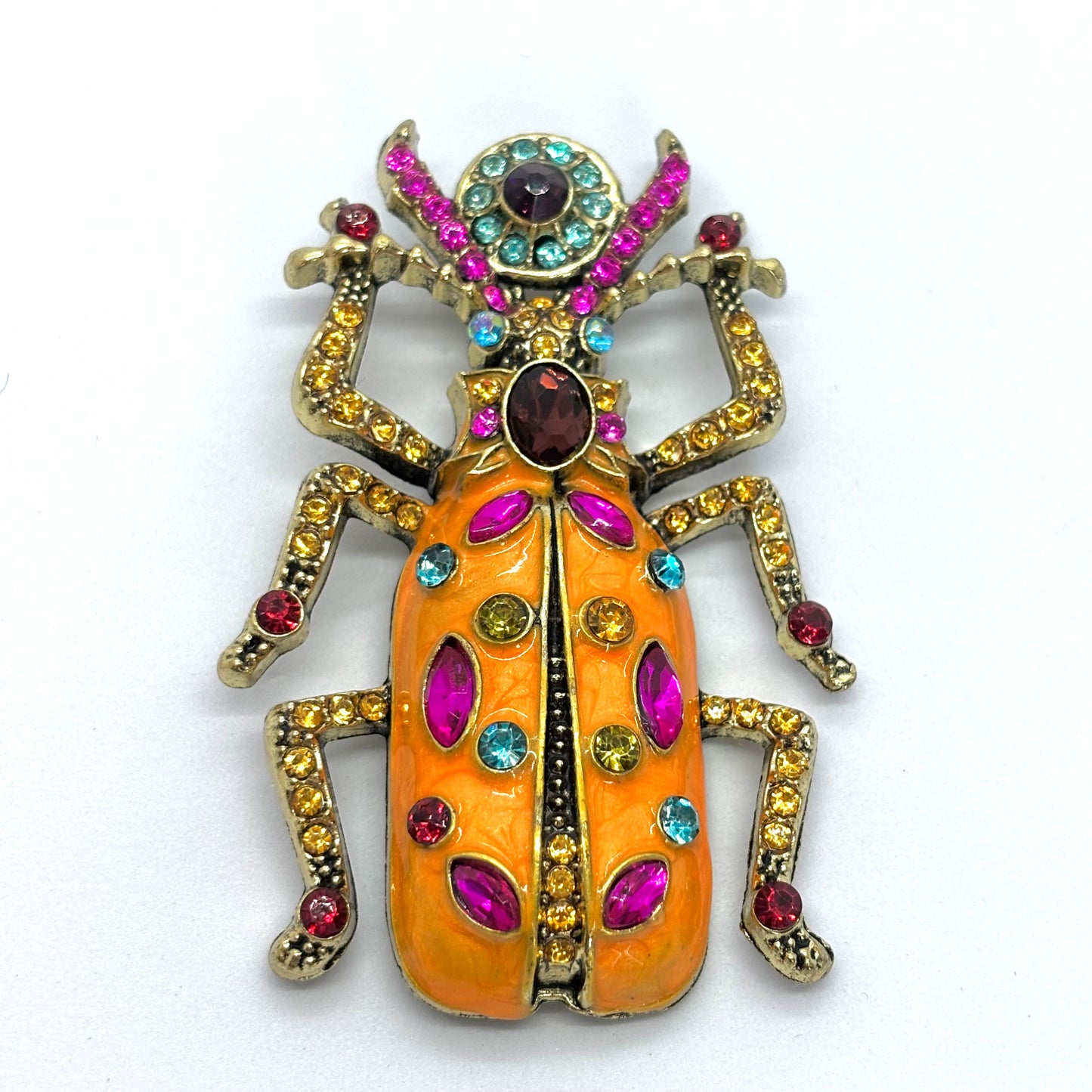 Tesbih Böceği Broş